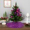 Northlight Sequin Snowflake Mini Christmas Tree Skirt - Purple - 20"